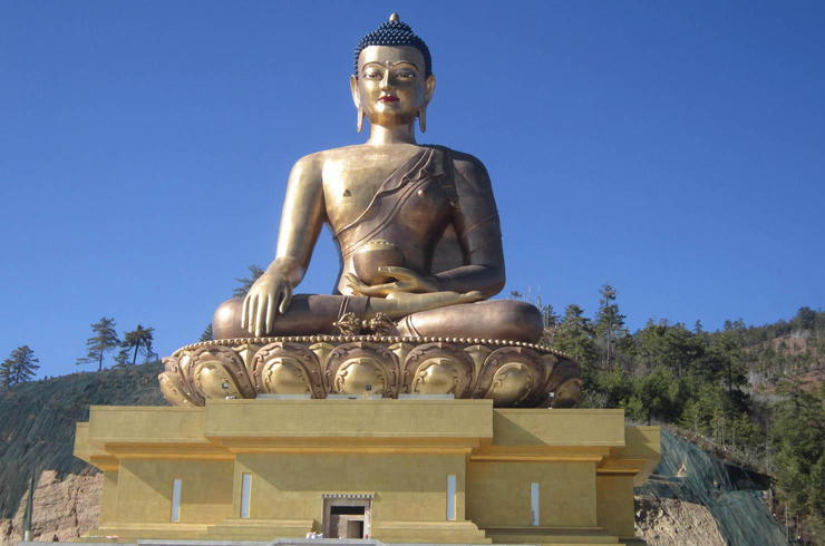 Buddha-Statue in Thimpu Valley