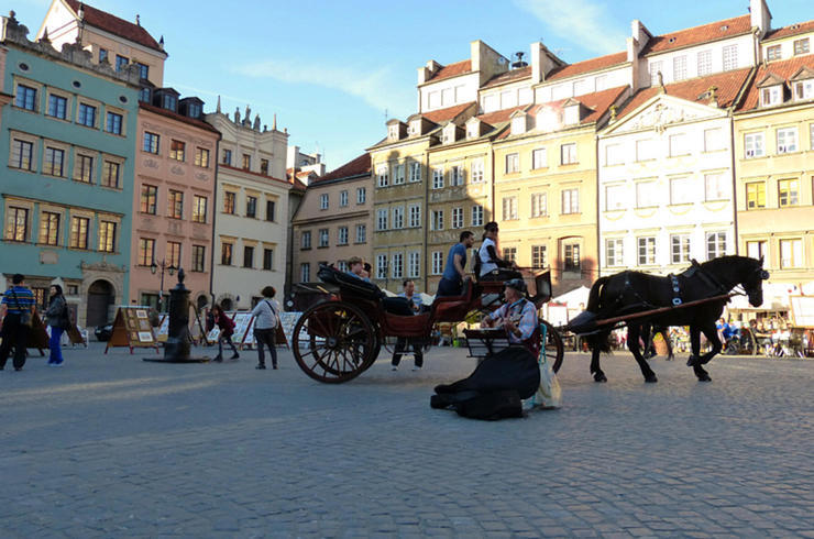 Marktplatz in Warschau