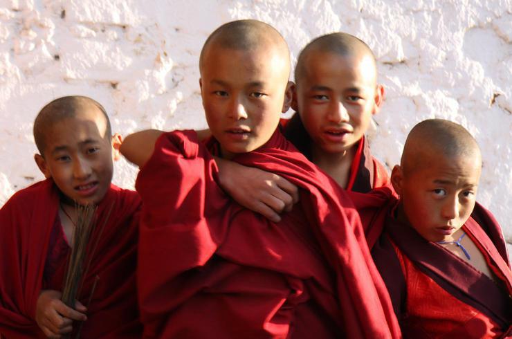 Young monks