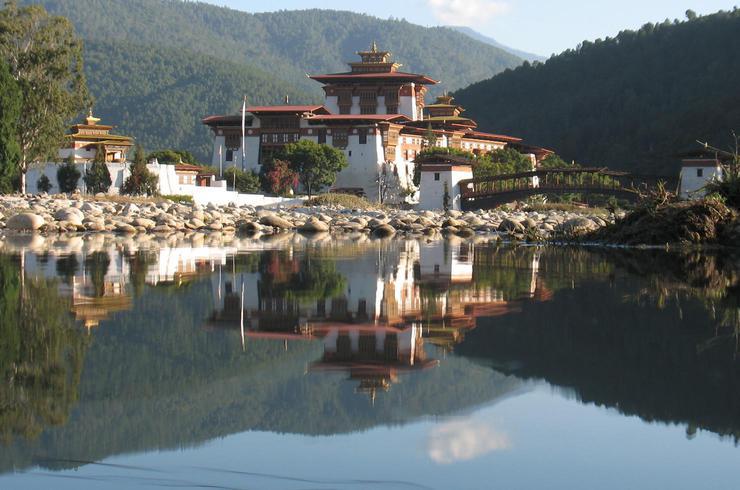Palace of Great Happiness in Punakha 