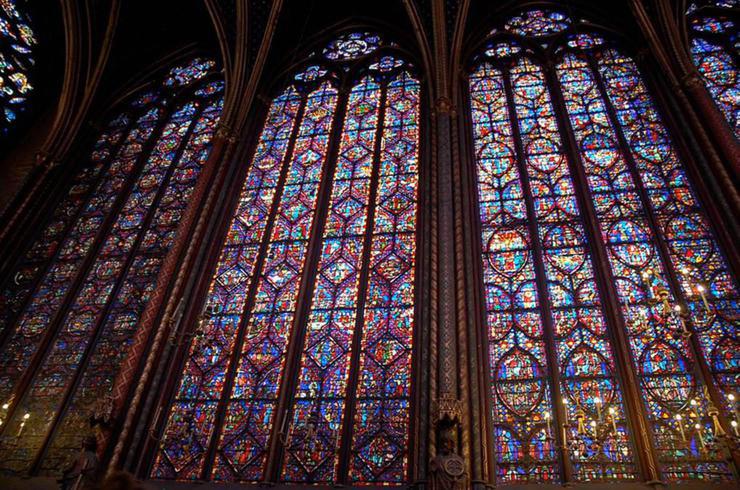 Kirchenfenster der Sainte Chapelle