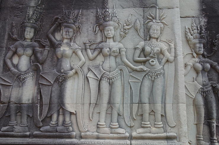 Apsara, Göttinnen aus der Angkor-Periode