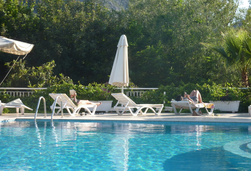 Pool der Lykia Lodge, Bild: Evelyn Bader