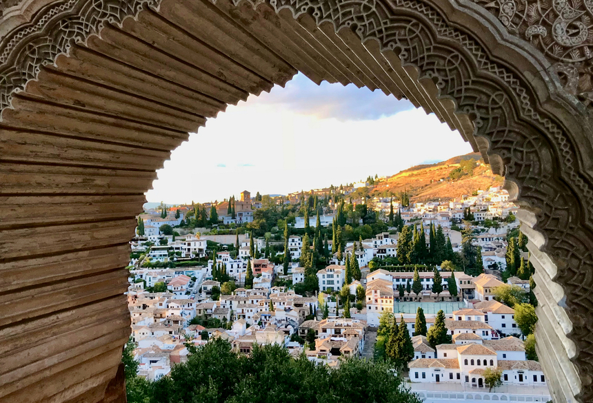 Blick auf Granada; Bild: Antje Peters 2025