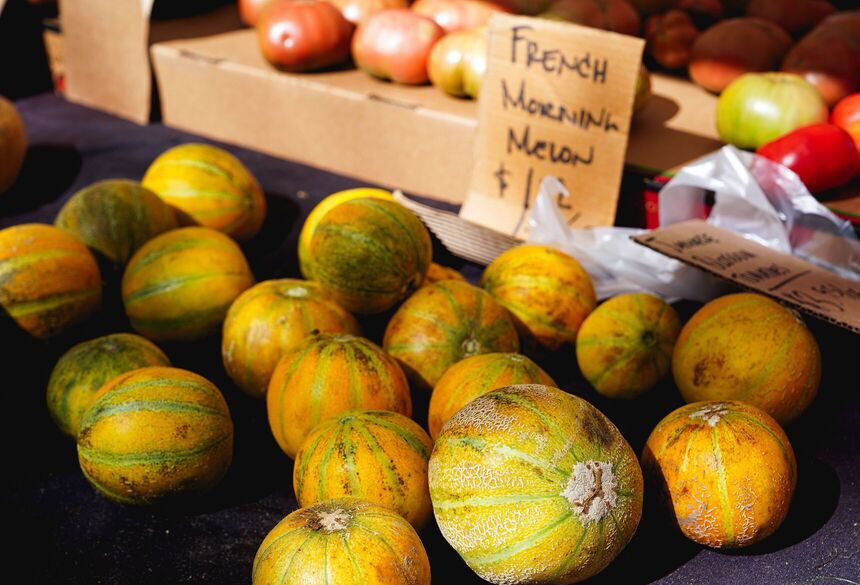 französische Melonen, Bild: Nicolas Mageras via pexels