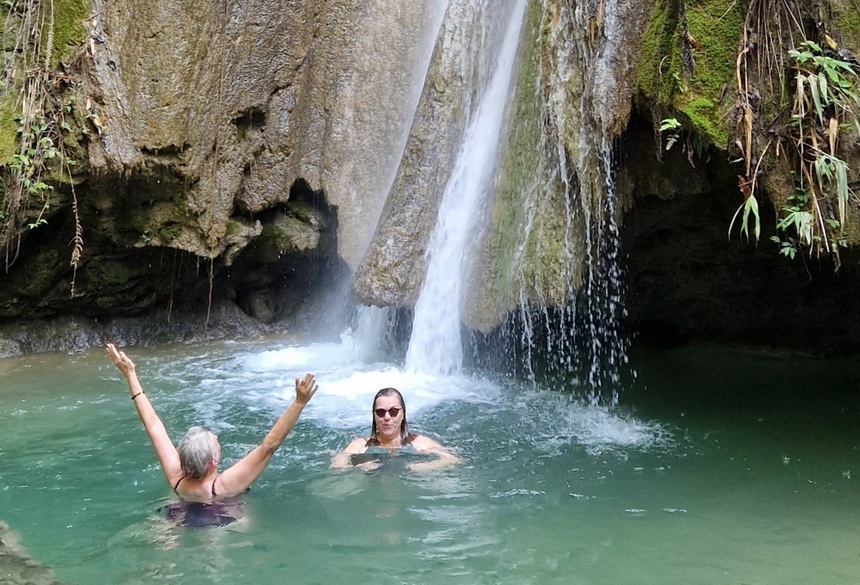 Wasserfall in Laos. Bild: Simona Mona