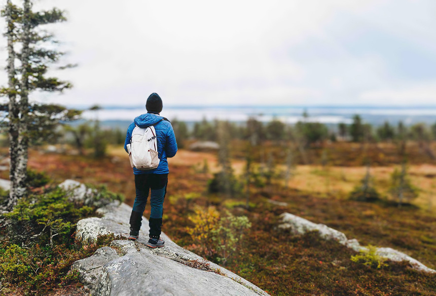 Wandern im Herbst in Lappland; Bild: Finnspirit