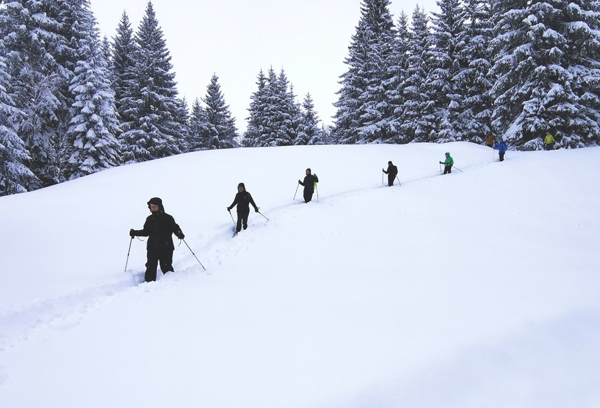 Schneeschuhwanderung; Bild: Katja Müncker 2026