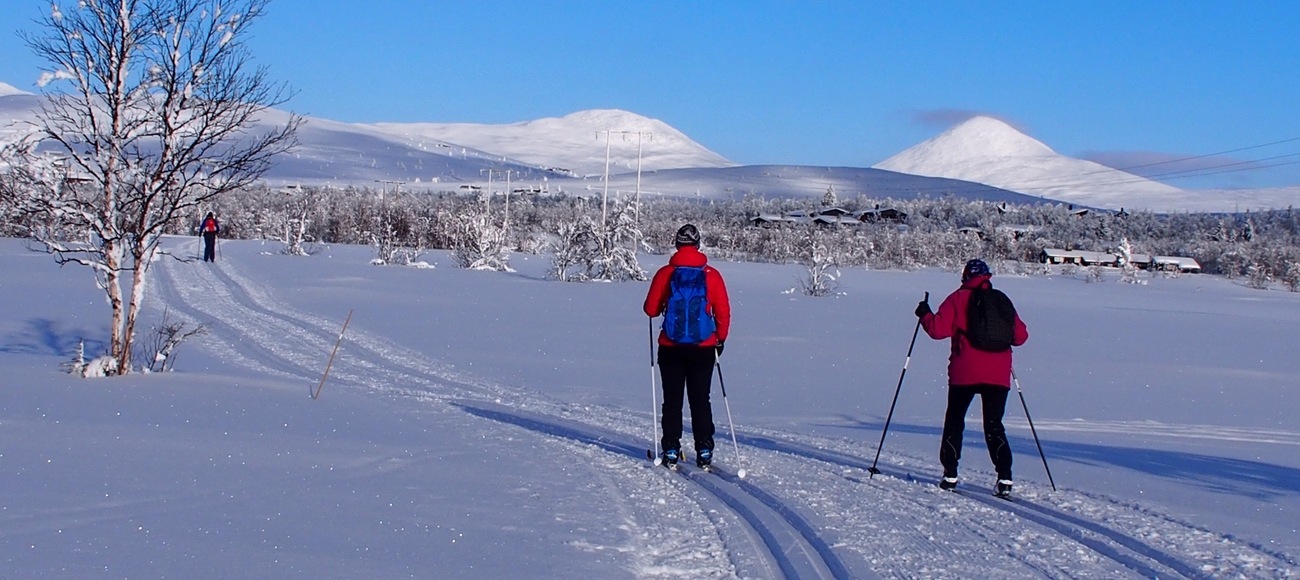 Frauenreisen in Norwegen Langlauf im Winterurlaub Bild: Antje