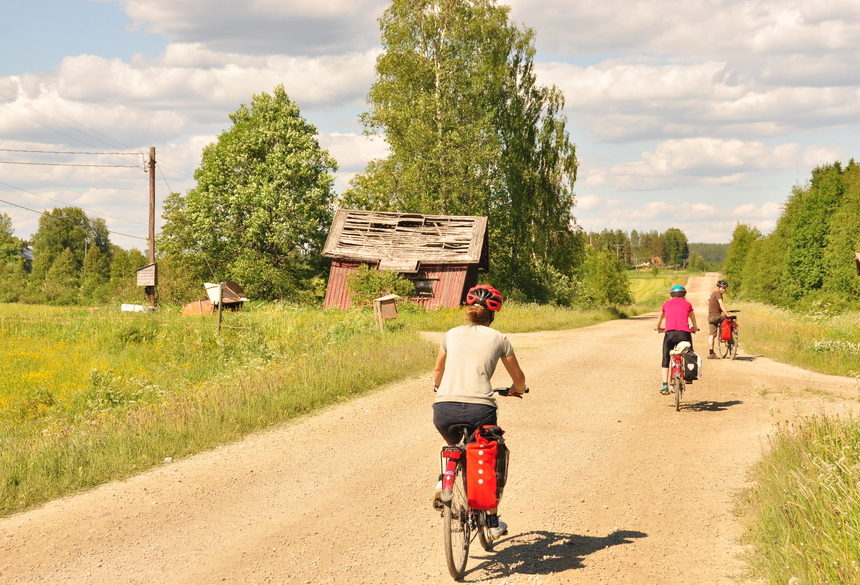 Leichte Radtour in Finnisch Karelien. Bild: Minna Murtonen