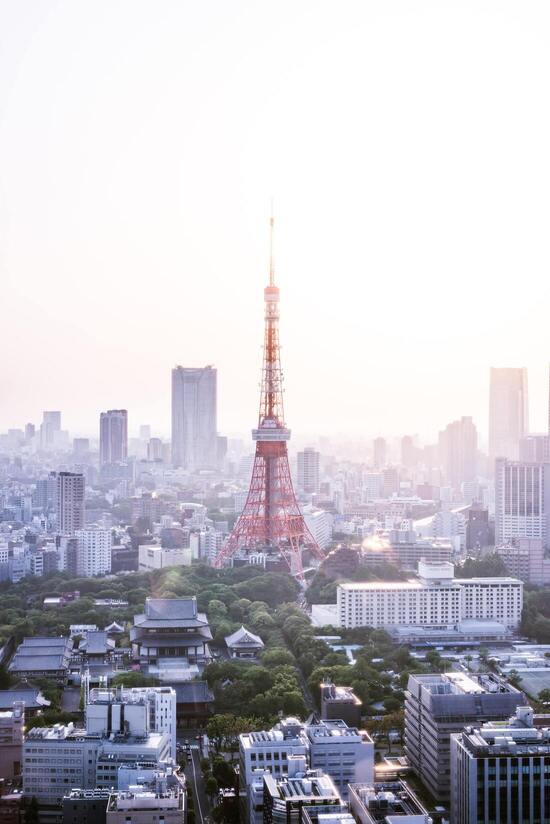Tokyo Tower bei Tag, Bild: Japanistas Tokyo Tower bei Tag, Bild: Japanistas