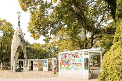 Hiroshima Friedensdenkmal der Kinder, Bild: Japanistas Hiroshima Friedensdenkmal der Kinder, Bild: Japanistas