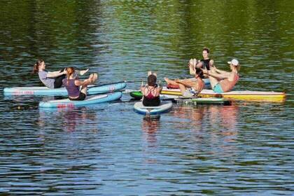 SUP Yoga; Bild: Katrin Borzym SUP Yoga; Bild: Katrin Borzym