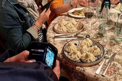 traditionelle Teigtaschen, Bild: Franziska Welti