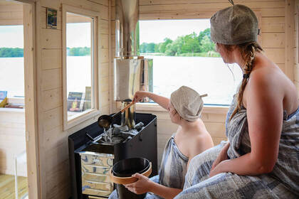 Aufguss, Bild: Finnspirit Aufguss, Bild: Finnspirit