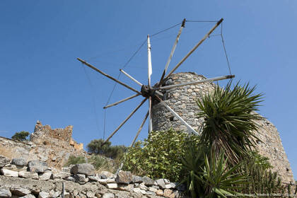 Kreta, Lasithi Neapoli Windmühle, Bild: Y Skoulas via Visit Greece Kreta, Lasithi Neapoli Windmühle, Bild: Y Skoulas via Visit Greece