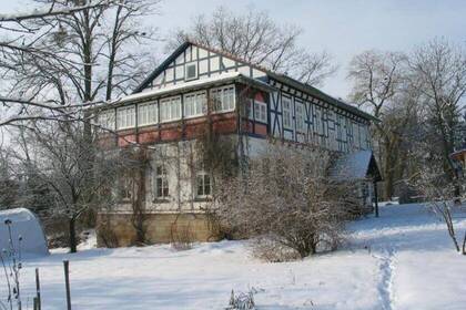 Altes Forsthaus im Winter; Bild: Birgit Wehnert Altes Forsthaus im Winter; Bild: Birgit Wehnert