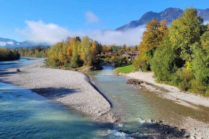 Wilfluss Isar; Bild: Martina Mante 2022 Wilfluss Isar; Bild: Martina Mante 2022