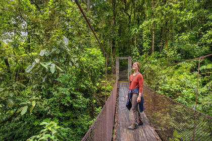 Hängebrücke; Bild: Costa Rica Tourism Board Hängebrücke; Bild: Costa Rica Tourism Board