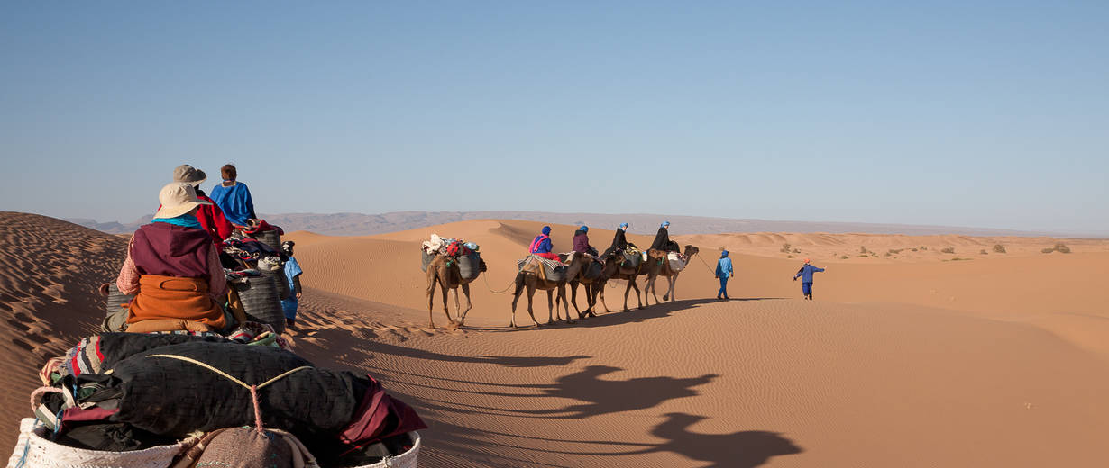 Marokko Kameltrekking Frauen Reise