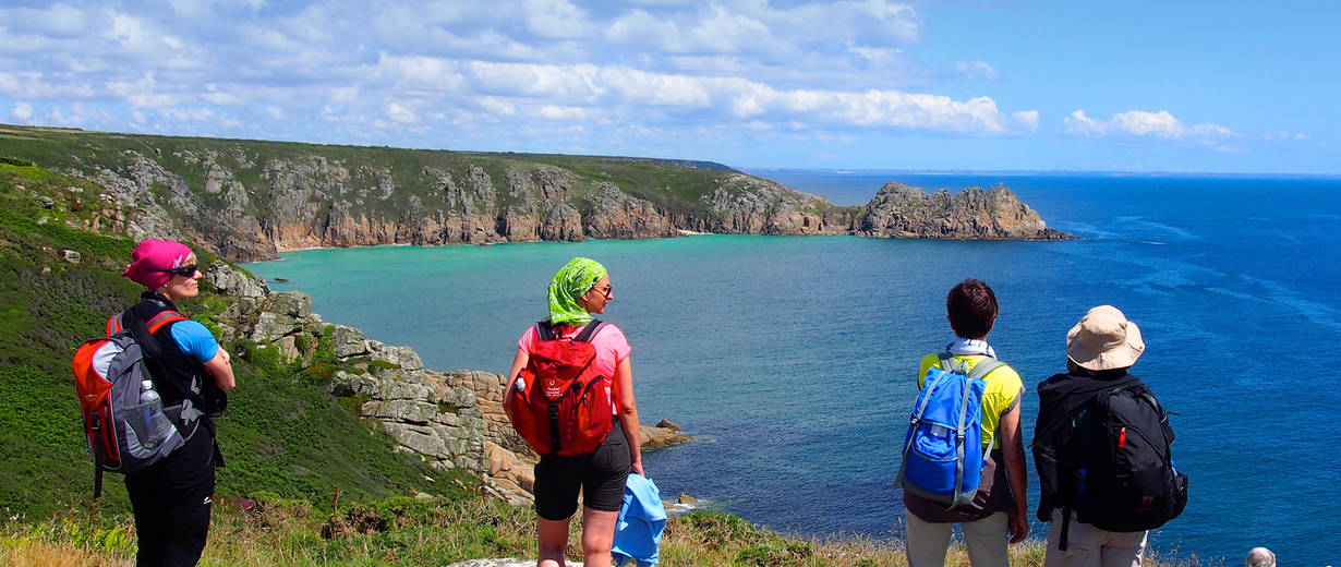 Cornwall Küste Wandern Frauen Reise