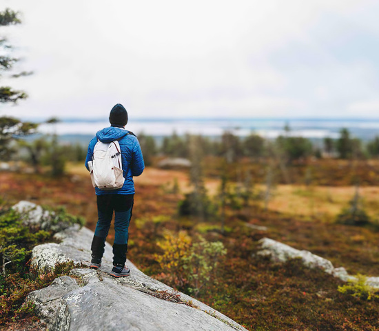 Wandern im Herbst in Lappland; Bild: Finnspirit