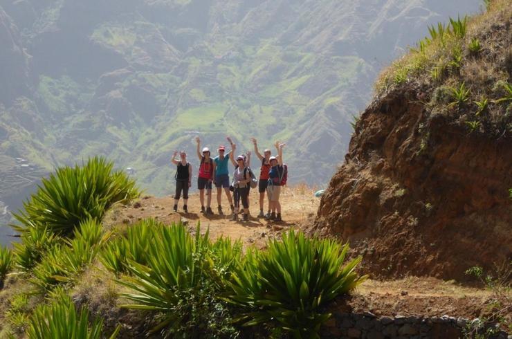 Kap Verde Wandern Frauen Reise